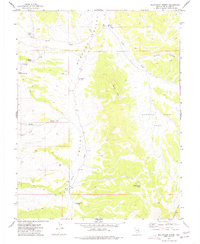 Bullwhack Summit 1977 topographic map thumbnail