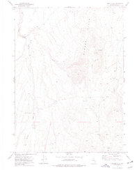 Burner Hills 1974 topographic map thumbnail
