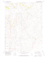 Burnt Springs 1972 topographic map thumbnail