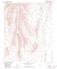Busted Butte 1961 topographic map thumbnail