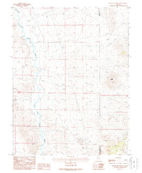 Butler Mountain 1988 topographic map thumbnail
