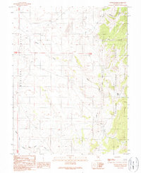 Butler Ranch 1989 topographic map thumbnail