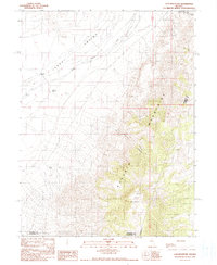 Cain Mountain 1990 topographic map thumbnail