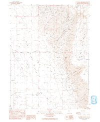 Calavera Canyon 1991 topographic map thumbnail