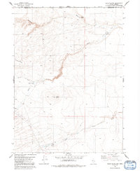 Calico Butte 1980 topographic map thumbnail