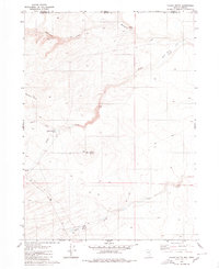 Calico Butte 1980 topographic map thumbnail