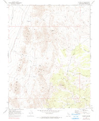 Caliente NW 1970 topographic map thumbnail