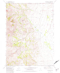 California Mtn. 1971 topographic map thumbnail