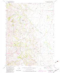 California Mtn. 1971 topographic map thumbnail
