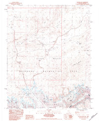 Callville Bay 1983 topographic map thumbnail