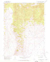 Camp Creek Canyon 1969 topographic map thumbnail