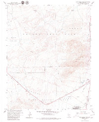 Camp Desert Rock 1961 topographic map thumbnail