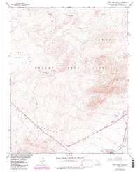 Camp Desert Rock 1961 topographic map thumbnail