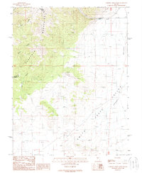 Campbell Creek Ranch 1988 topographic map thumbnail