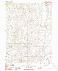 Carico Lake North 1990 topographic map thumbnail