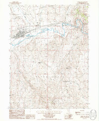 Carlin East 1985 topographic map thumbnail