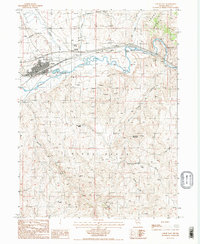 Carlin East 1985 topographic map thumbnail