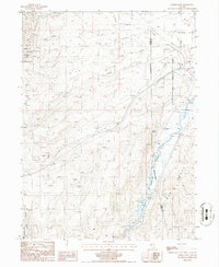 Carlin West 1985 topographic map thumbnail