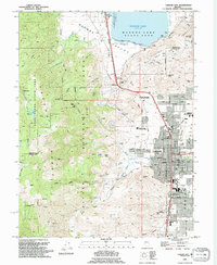 Carson City 1994 topographic map thumbnail
