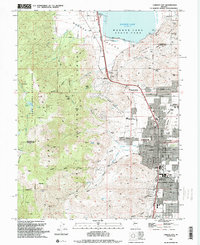 Carson City 1994 topographic map thumbnail
