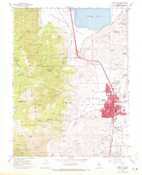 Carson City 1968 topographic map thumbnail
