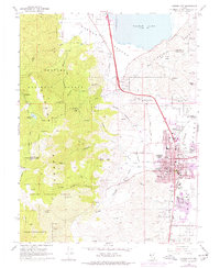 Carson City 1968 topographic map thumbnail