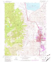 Carson City 1968 topographic map thumbnail