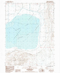 Carson Lake 1985 topographic map thumbnail