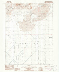 Carson Sink SW 1986 topographic map thumbnail