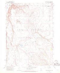 Catnip Canyon 1966 topographic map thumbnail