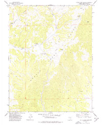 Cattle Camp Spring 1973 topographic map thumbnail
