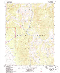 Cave Creek 1981 topographic map thumbnail
