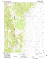 Cave Mountain 1981 topographic map thumbnail
