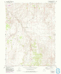 Chalk Hills 1967 topographic map thumbnail