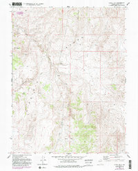 Chalk Hills 1967 topographic map thumbnail