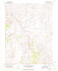 Chalk Hills 1967 topographic map preview