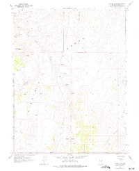 Chalk Hills 1967 topographic map preview