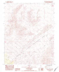 Charleston Peak NE 1984 topographic map thumbnail