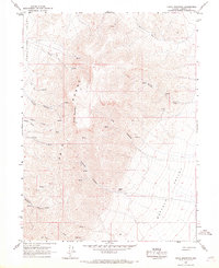 China Mountain 1965 topographic map thumbnail