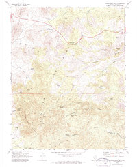 Chokecherry Mtn. 1970 topographic map thumbnail