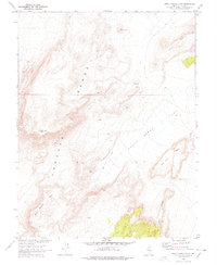 Chuck Wagon Flat 1967 topographic map thumbnail