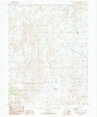 Churchill Canyon Well 1987 topographic map thumbnail