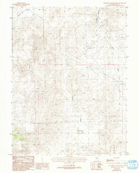 Churchill Canyon Well 1987 topographic map thumbnail