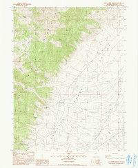 Clan Alpine Ranch 1990 topographic map thumbnail