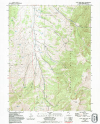 Cleve Creek Baldy 1981 topographic map thumbnail