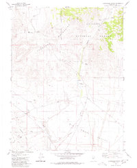 Cloverdale Ranch 1980 topographic map thumbnail