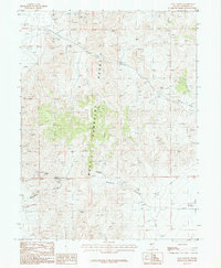 Coal Canyon 1987 topographic map thumbnail