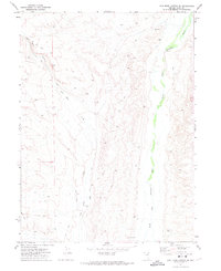 Coal Mine Canyon SE 1971 topographic map thumbnail