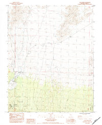 Cold Creek 1984 topographic map thumbnail