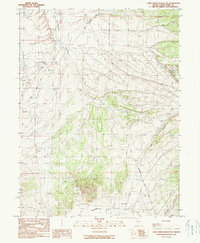 Cold Creek Ranch NW 1990 topographic map thumbnail